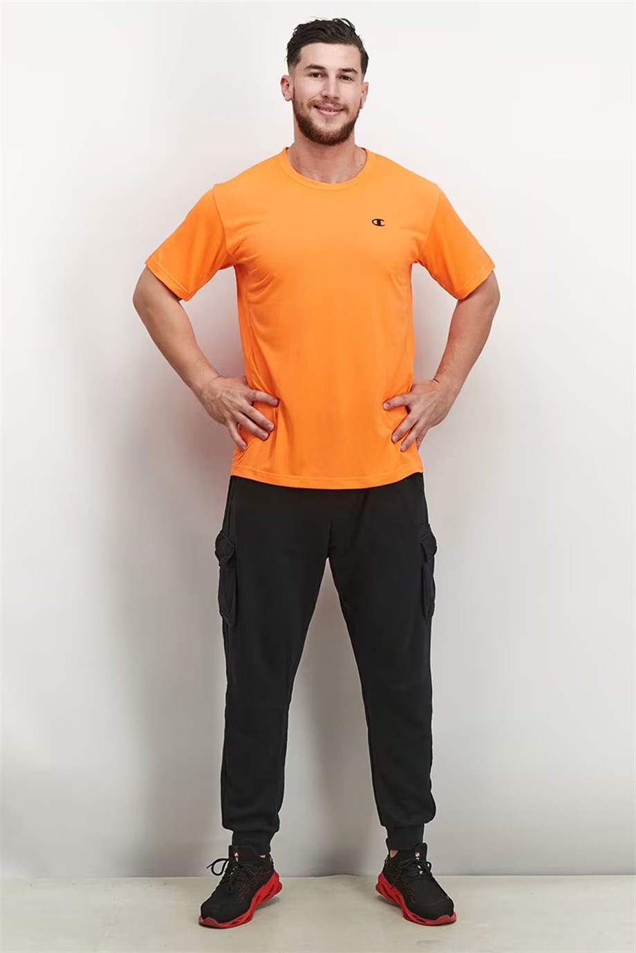 Champion Tshirt Athletic Fit Turuncu