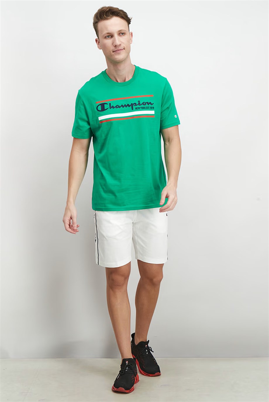 Champion Tshirt NY Comfort Fit Yeşil