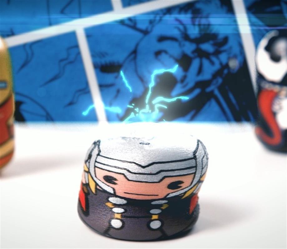 Cicaboom Marvel Squishy Oyuncak Thor