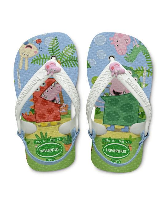 Havaianas Bebek Parmakarası Terlik Baby Peppa Pig White