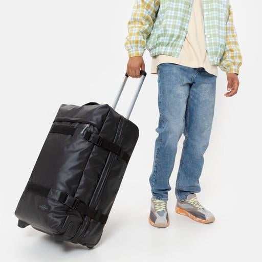 Eastpak Bavul, Valiz TransitR M Tarp Black 2 Tekerlekli