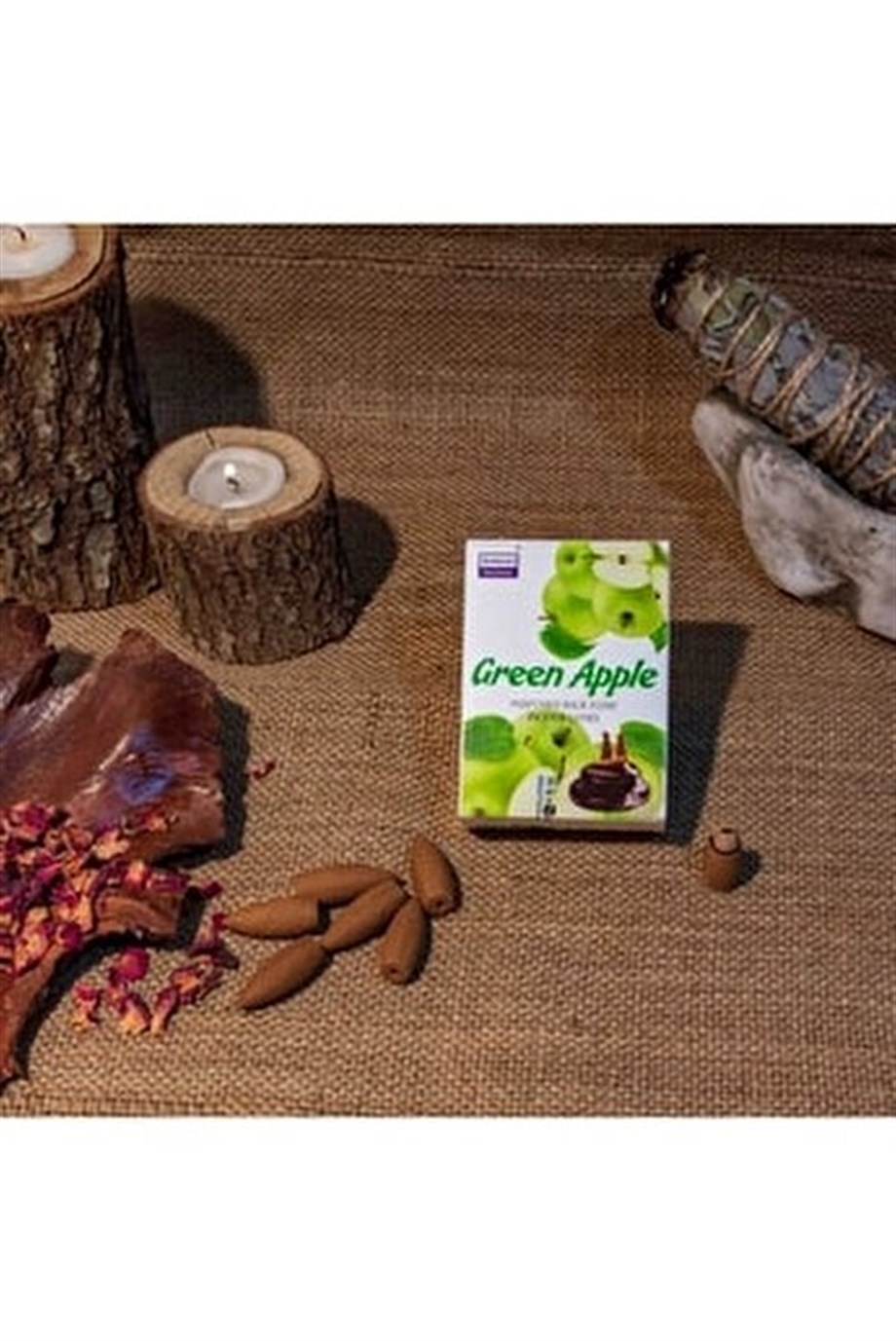 Darshan Geri Akış Tütsü Green Apple