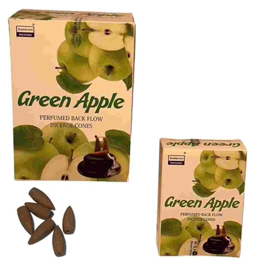 Darshan Geri Akış Tütsü Green Apple