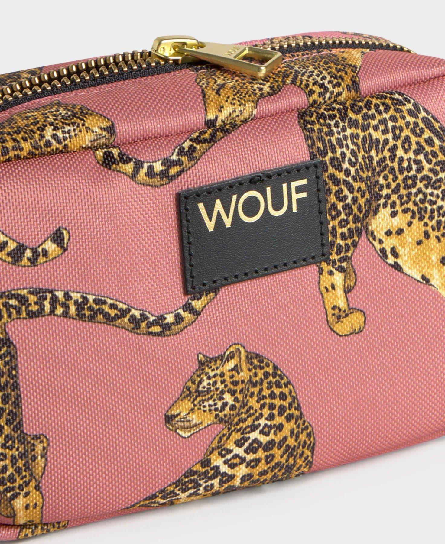 Wouf Makyaj Çantası Make Up Bag Blush Leopard