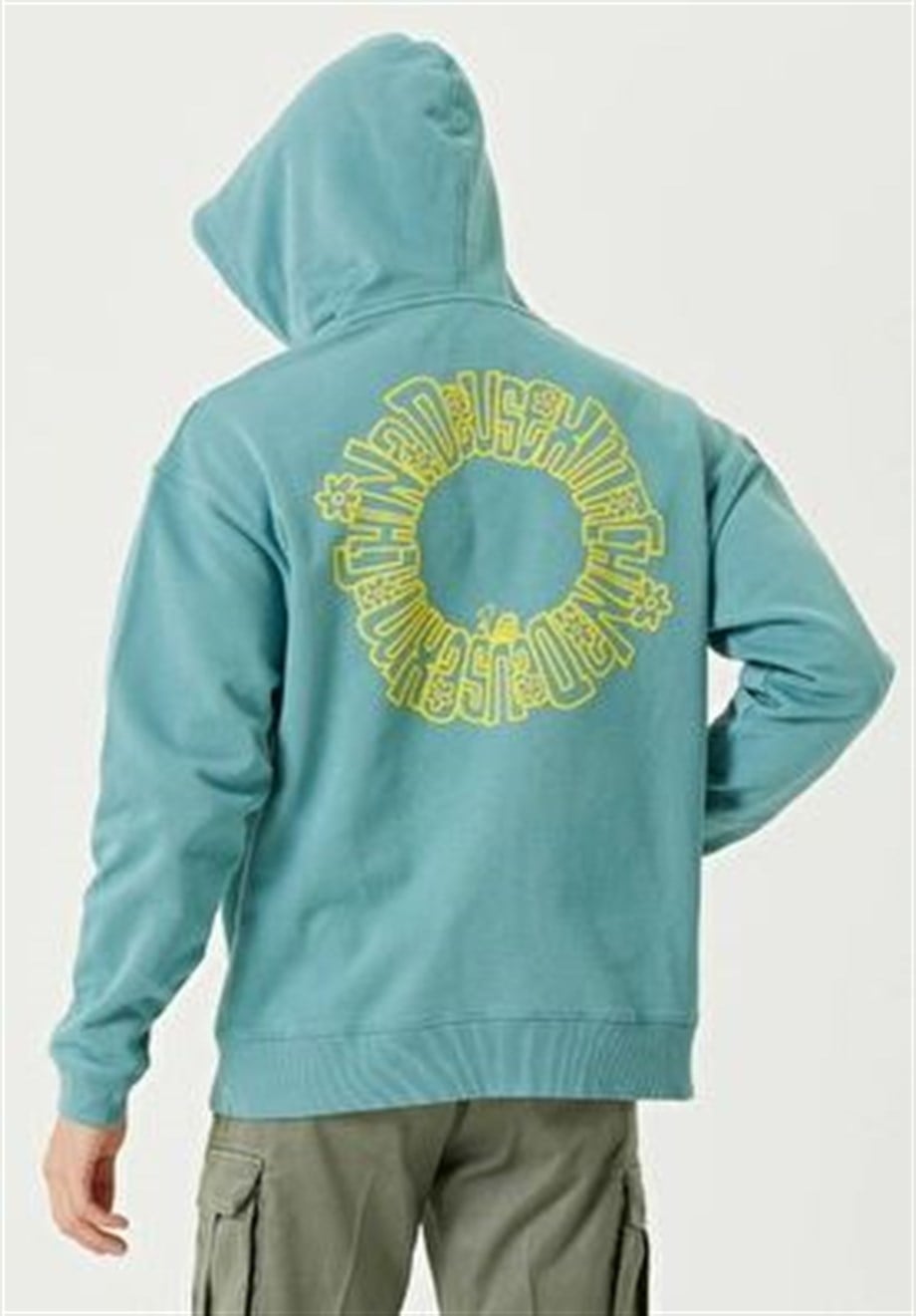 Deus Ex Machina Kapüşonlu Sweatshirt Half Speed Mint Yeşili