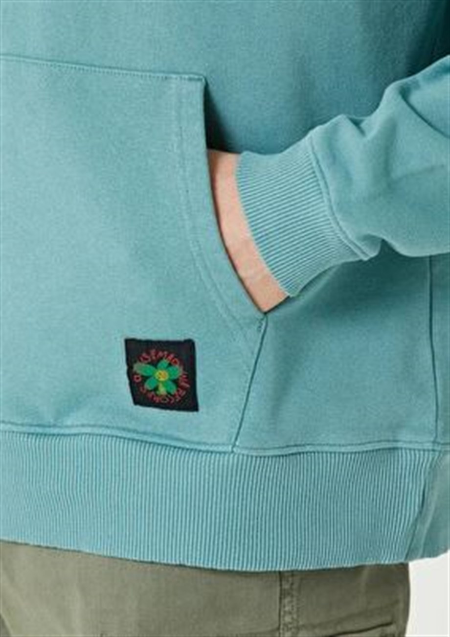 Deus Ex Machina Kapüşonlu Sweatshirt Half Speed Mint Yeşili
