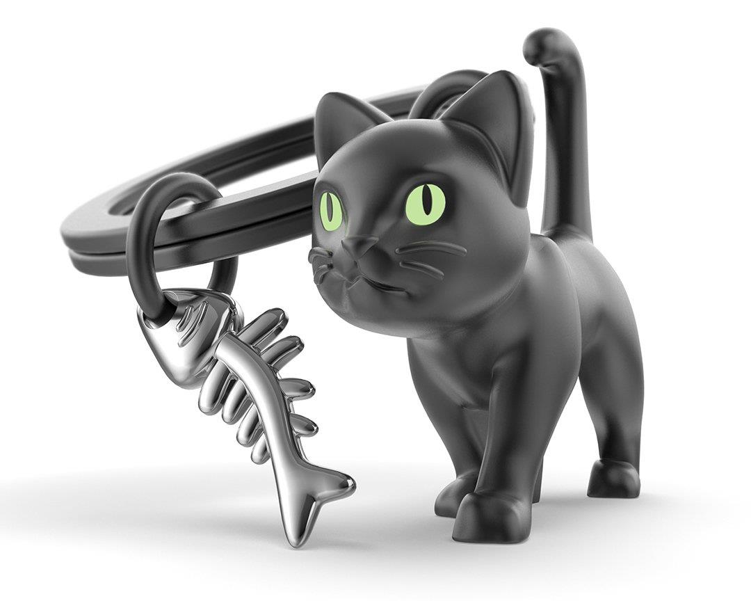 Metalmorphose Anahtarlık Siyah Kedi