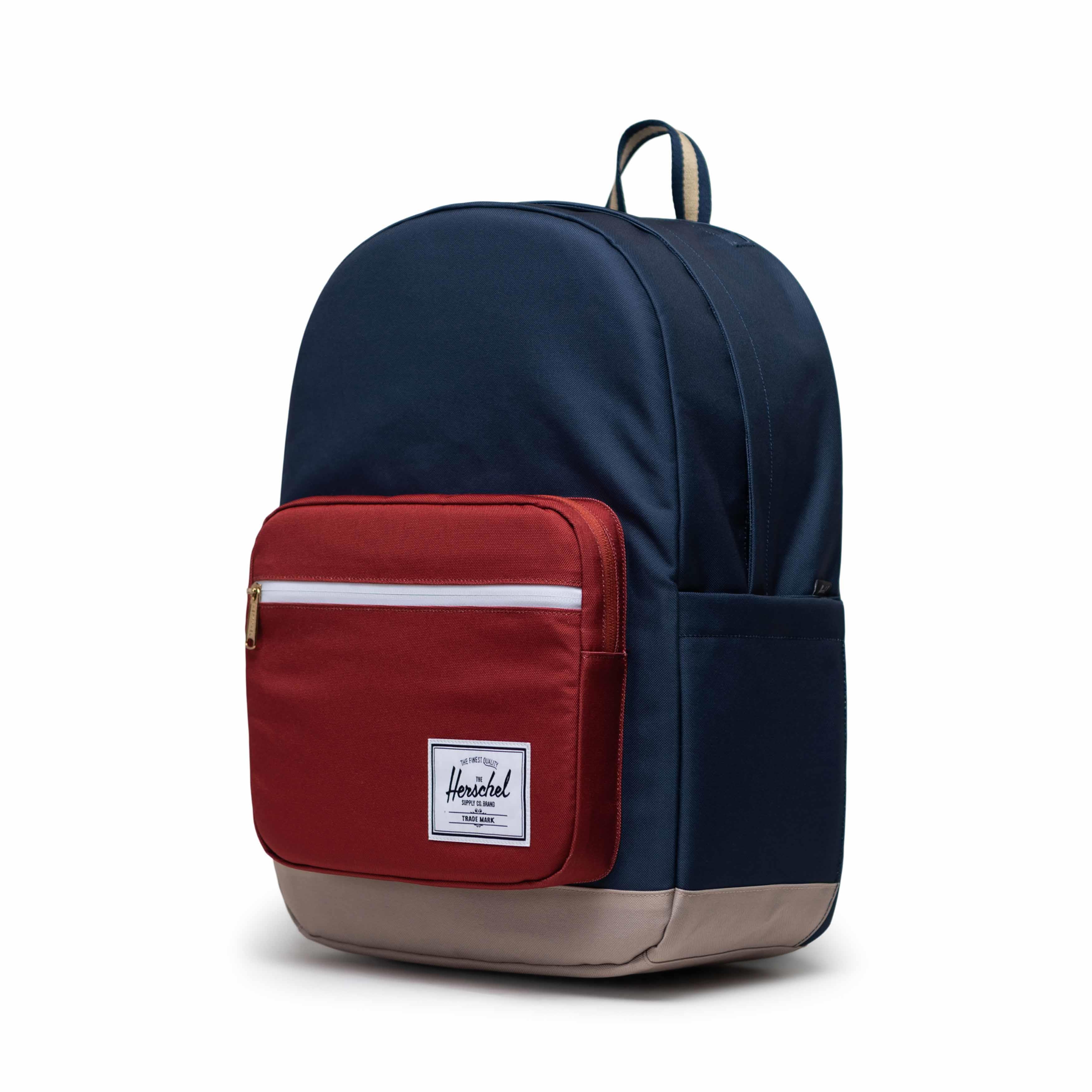 Herschel Sırt Çantası Pop Quiz Backpack Black Iris/Red Ochre/Twill