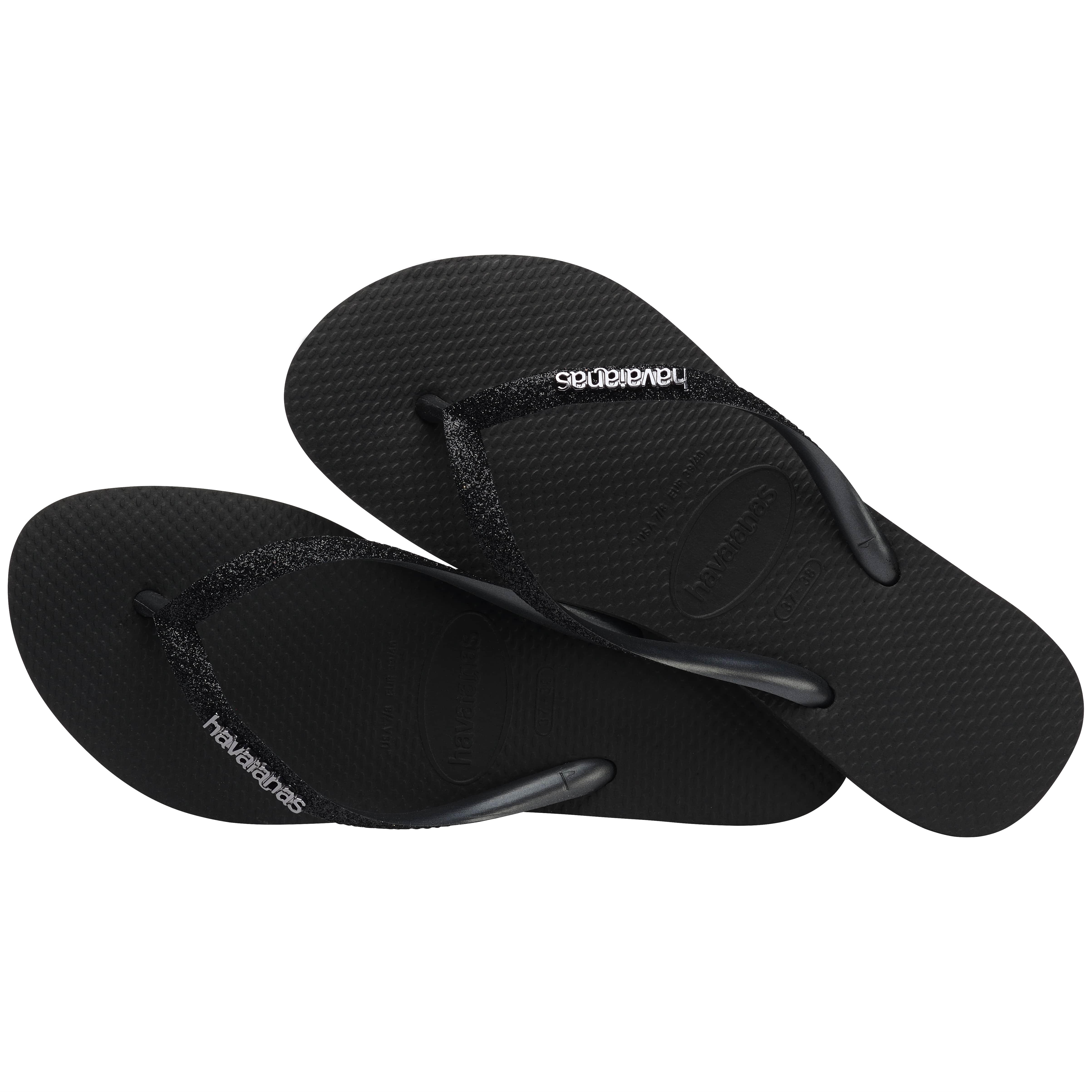 Havaianas Parmakarası Terlik Slim Glitter 2 Black/Black