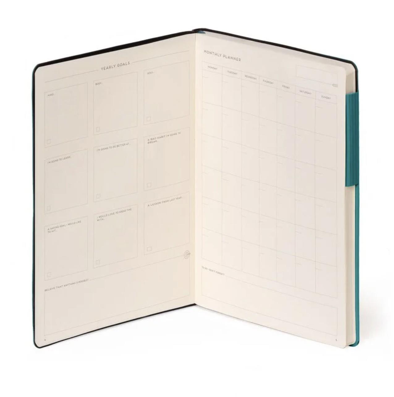 Legami Defter My Notebook Large Çizgisiz Yeşil
