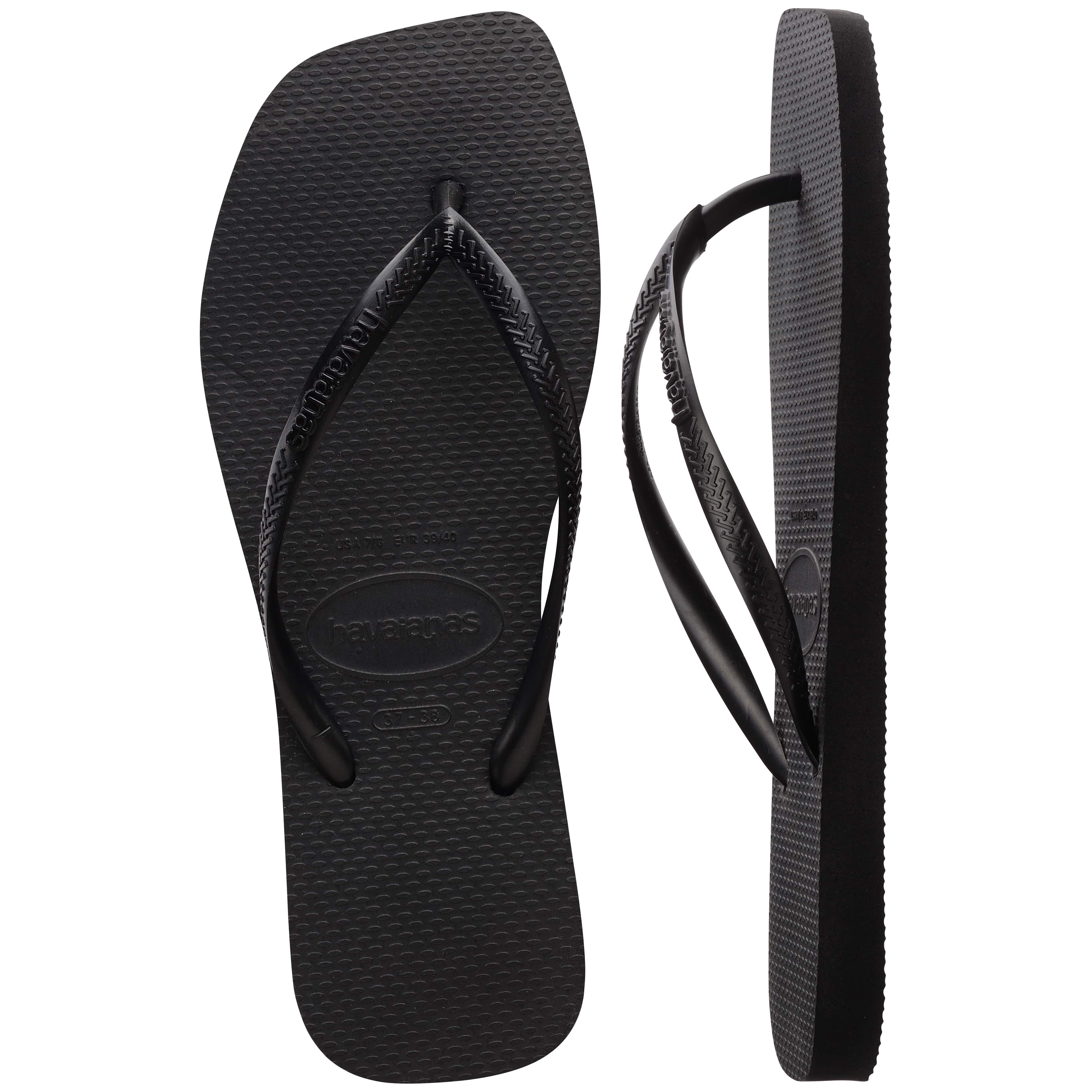 Havaianas Terlik Slim Square Preto Black