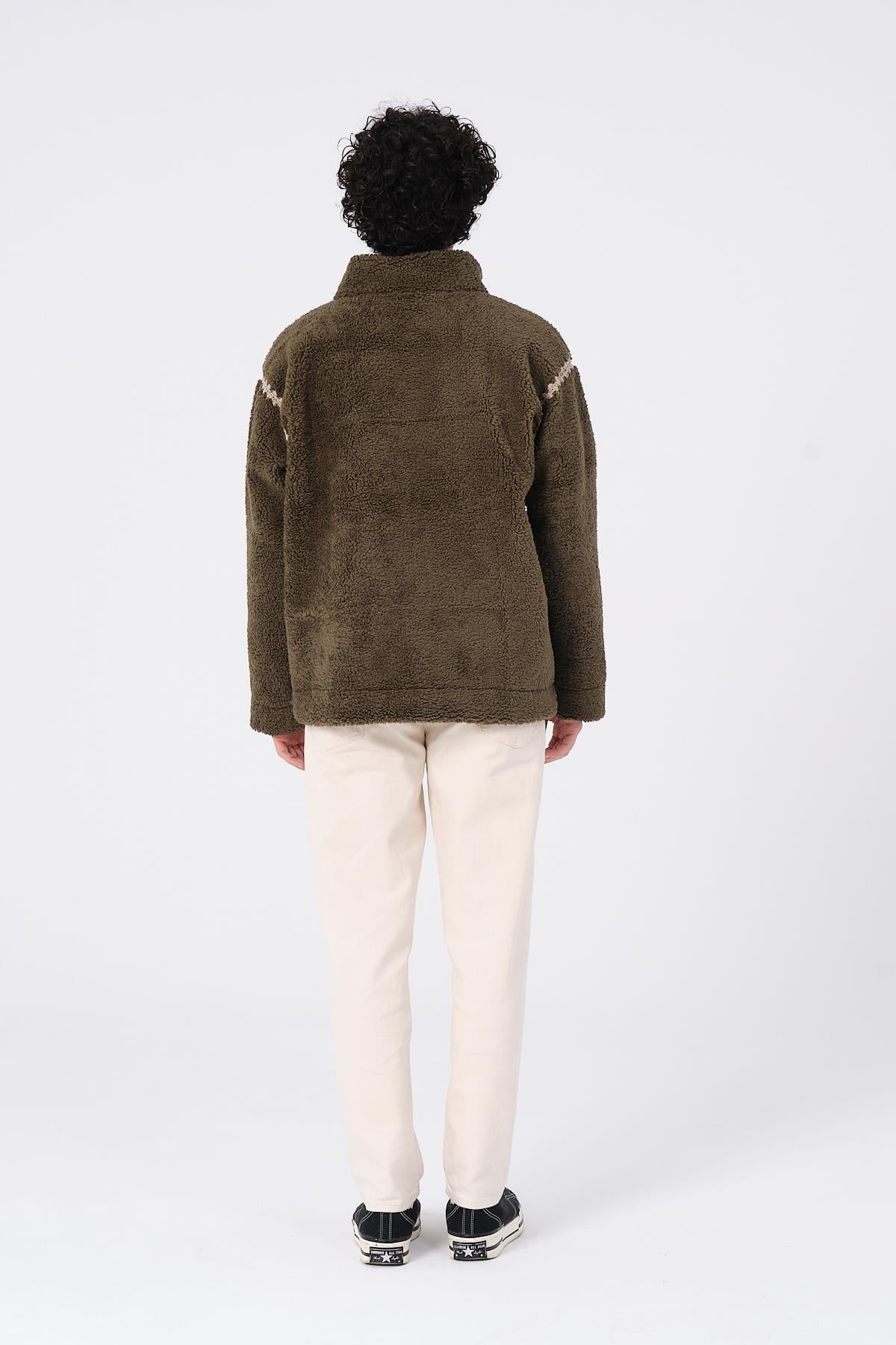 Cucaracha Peluş Sweatshirs Rose & Cross K.Haki