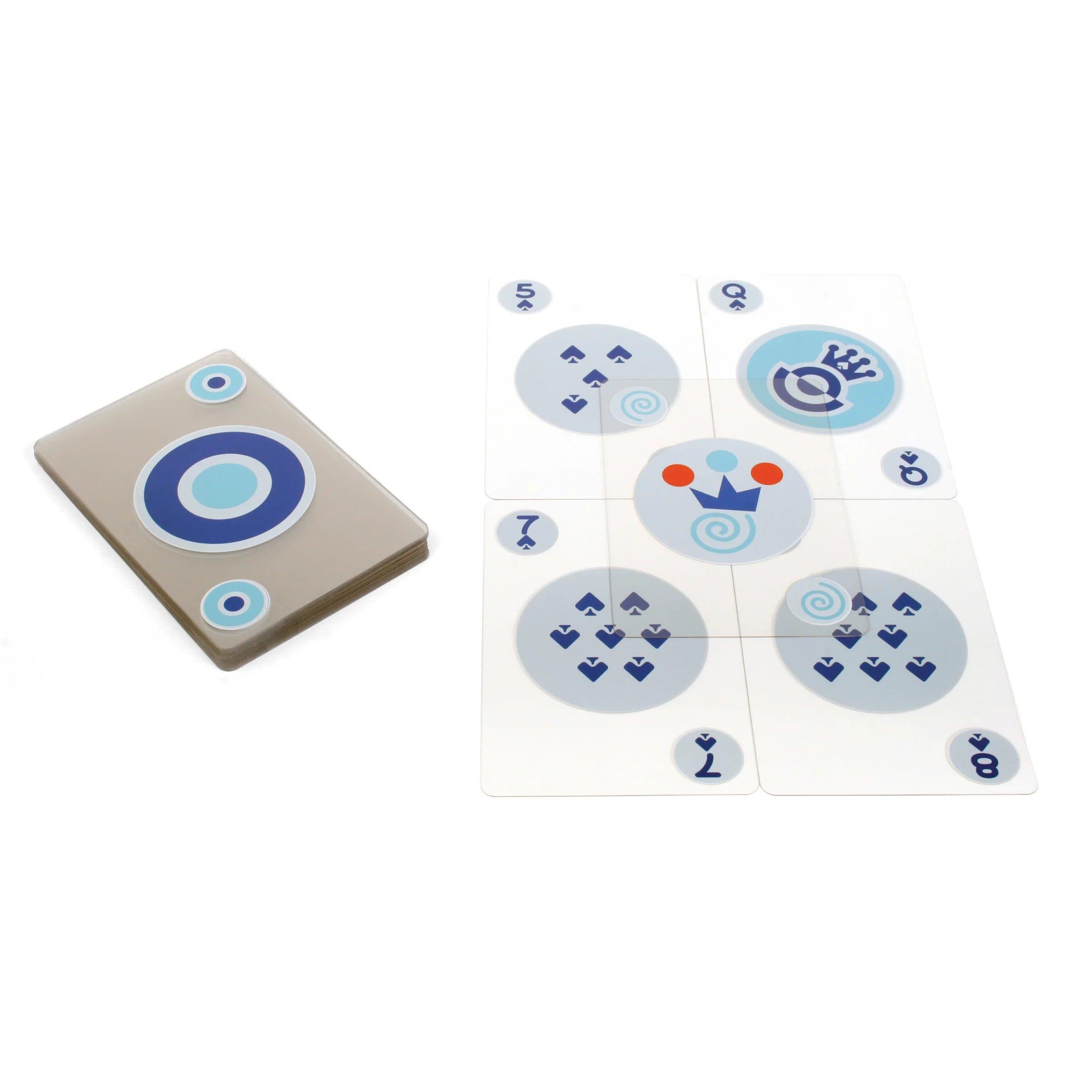 Kikkerland Invisible Playing Cards-Şeffaf Oyun Kartı