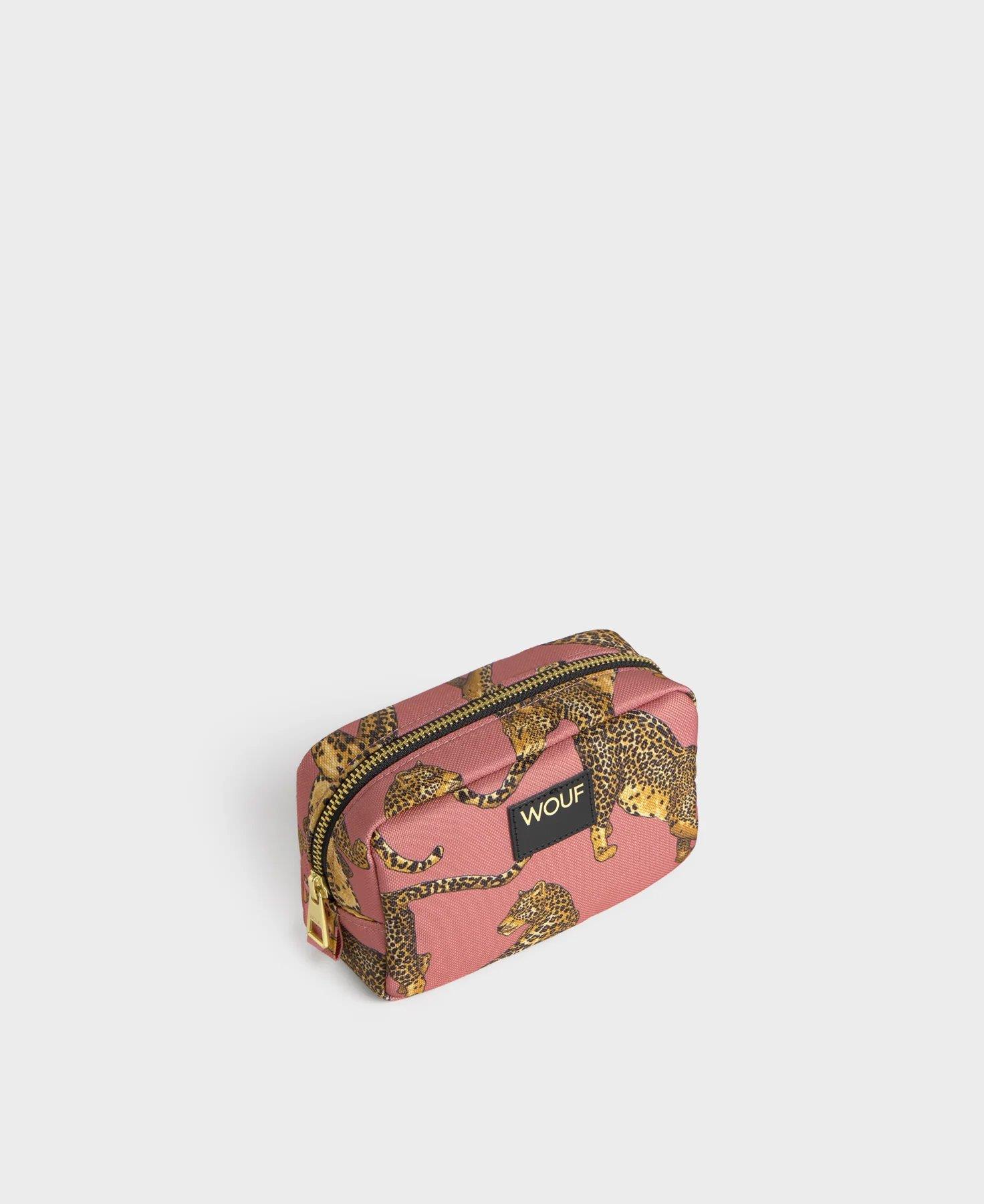 Wouf Makyaj Çantası Make Up Bag Blush Leopard