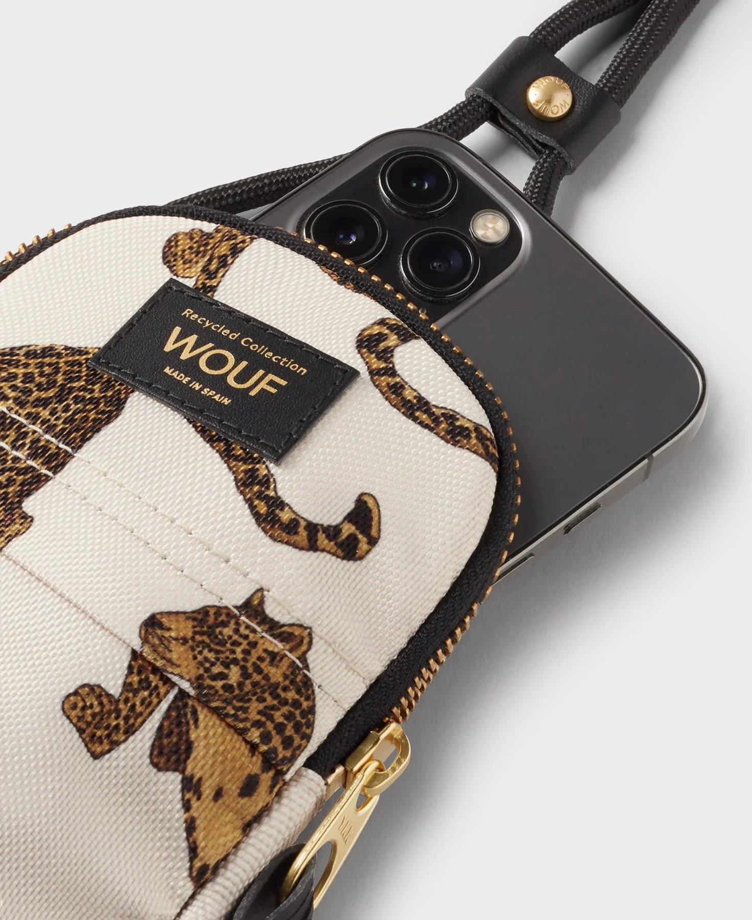 Wouf Telefon Çantası Crossbody Phone Bag Daily The Leopard