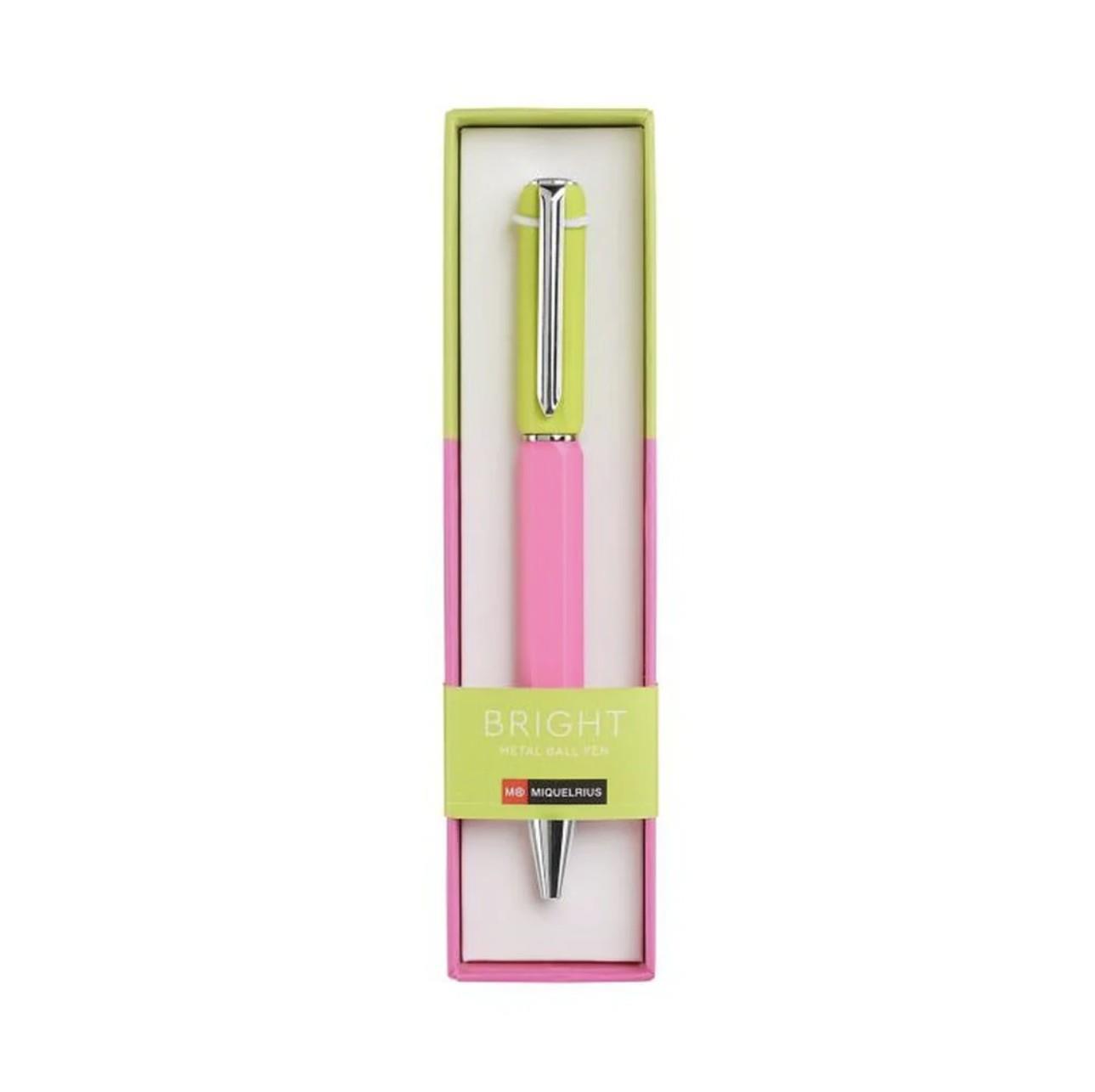 Miquelrius Bright Metal Tükenmez Kalem Pembe/Sarı