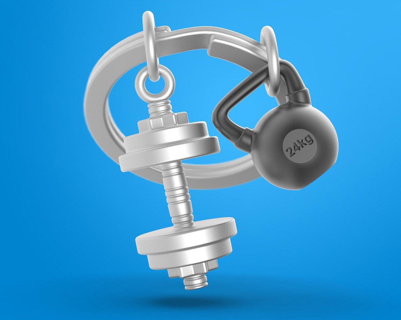Metalmorphose Anahtarlık Dambıl