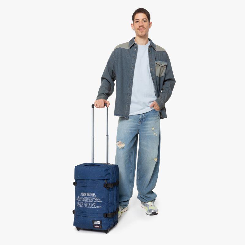 Eastpak 2 Tekerlekli Valiz, Bavul TransitR S Star Wars Stars Navy