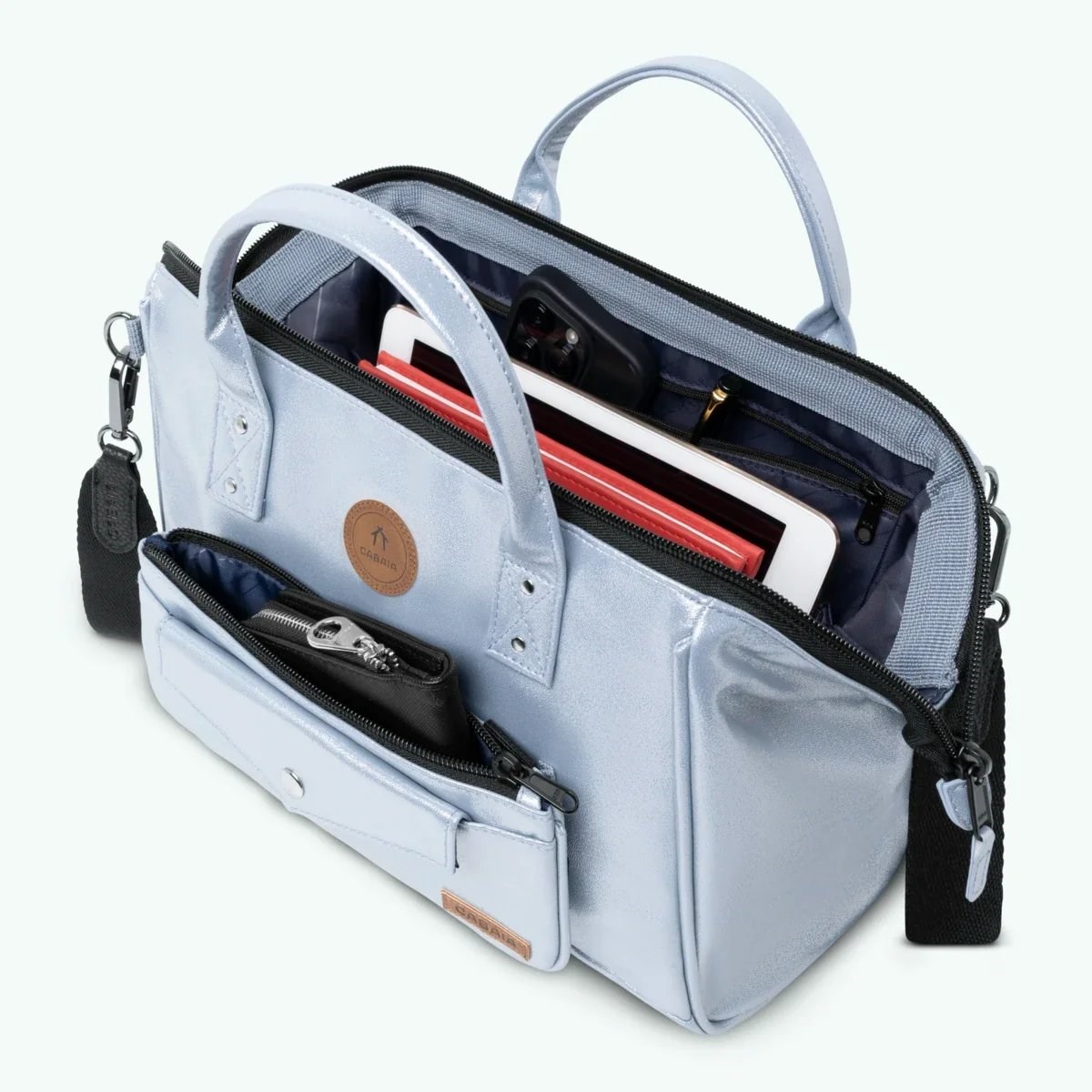 Cabaia Cross Body Bag Fiji Large Omuz Çantası | Su İtici Geniş Hacimli Çanta