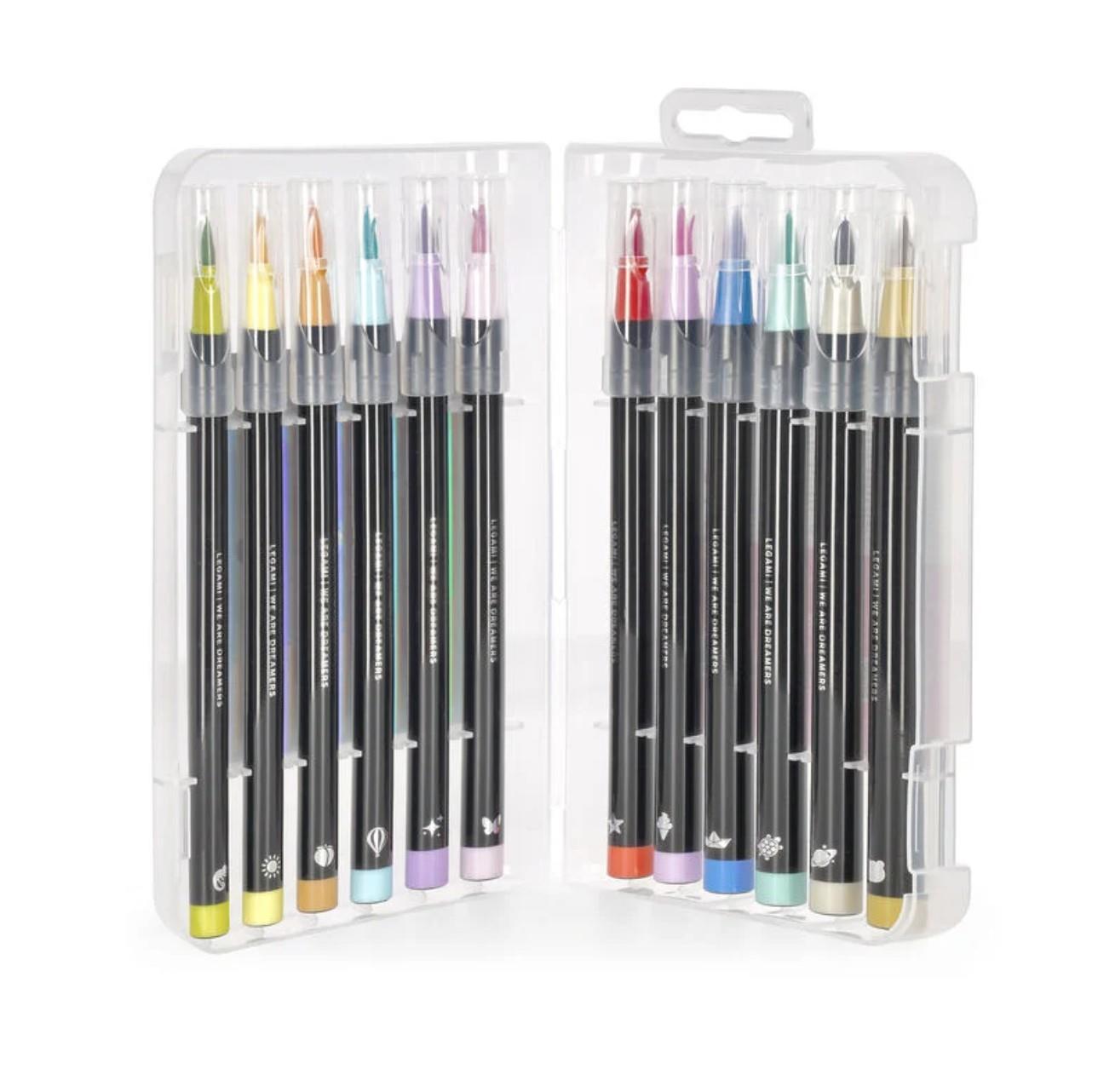 Legami Keçeli Kalem Seti Brush Marker Pastel