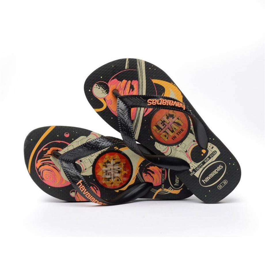 Havaianas Çocuk Parmakarası Terlik Kids Holographic Black
