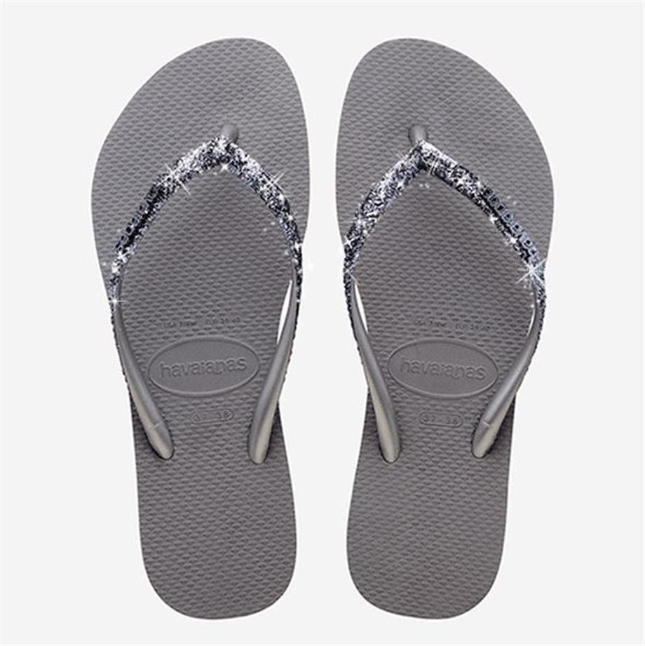 Havaianas Parmakarası Terlik Slim Glitter 2 Steel Grey