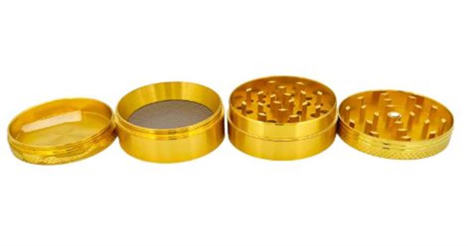 Hipster Deer Grinder Metal Tütün Ayıklayıcı Altın 50 mm.