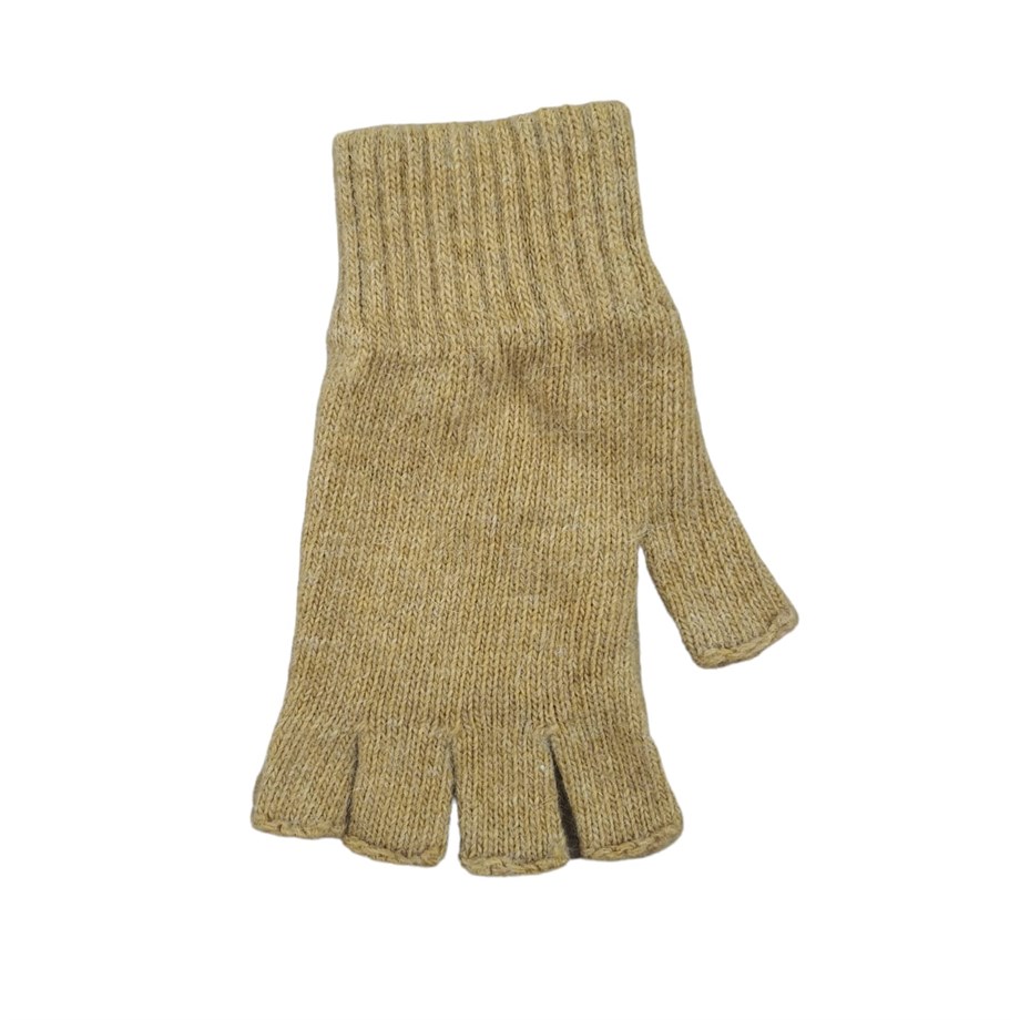 Hipster Deer Unisex Parmaksız Eldiven Hardal_HDEL004