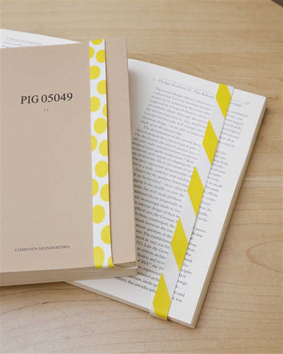 Kikkerland Kitap Ayracı Lastik Bant Sarı