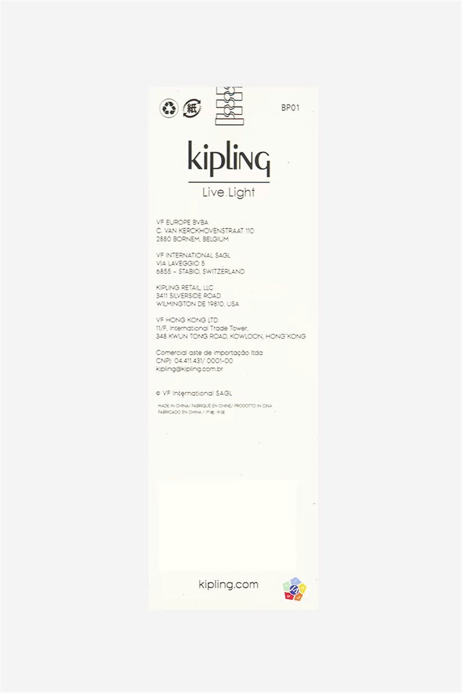 Kipling Fermuar Süsü Reflective 3lü Set Gümüş / Pembe