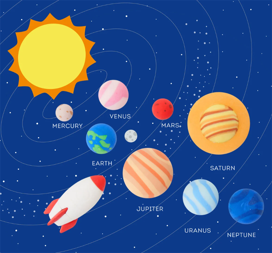 Legami Silgi Güneş Sistemi Solar System