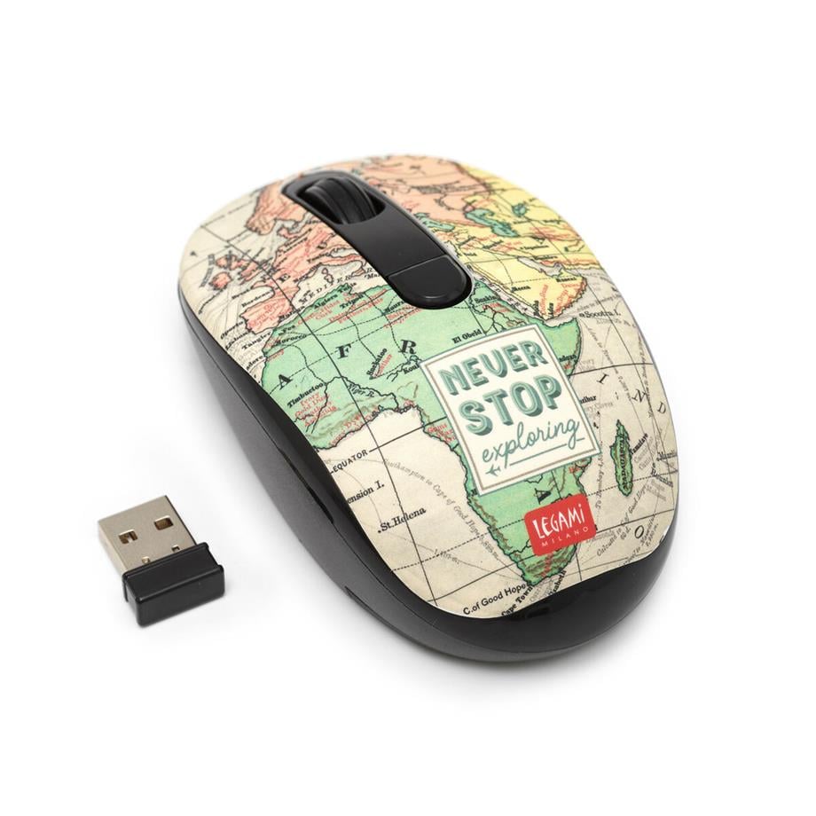 Legami Kablosuz Mouse Harita Desen