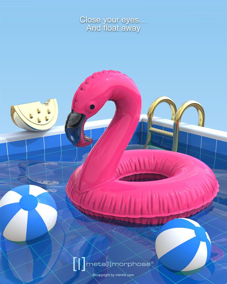 Metalmorphose Anahtarlık Flamingo