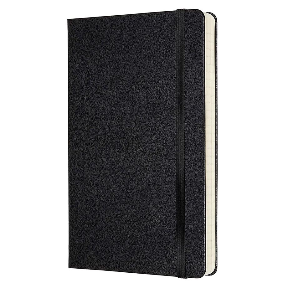 Moleskine Defter Klasik Sert Kapak 13 x 21 cm. Siyah Çizgili