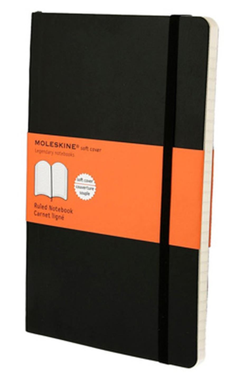 Moleskine Defter Klasik Yumuşak Kapak 13 x 21 cm. Siyah Çizgili