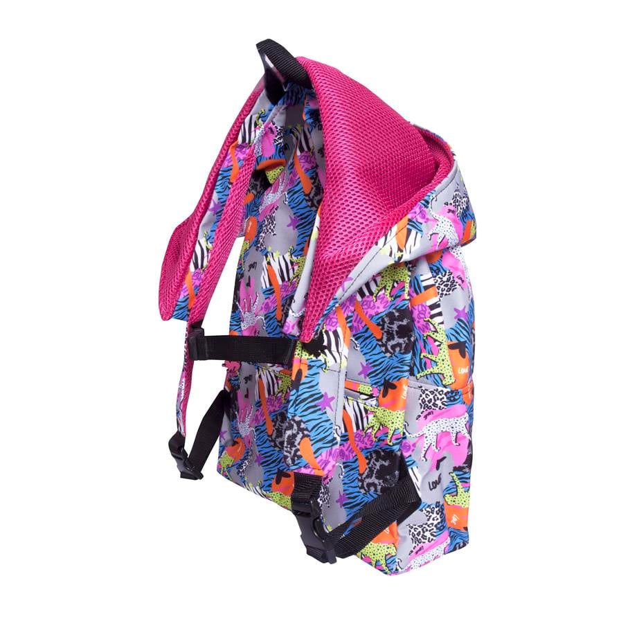 Morikukko B.T.S. Heard And Zebra Çıkarılabilir Kapüşonlu Sırt Çantası