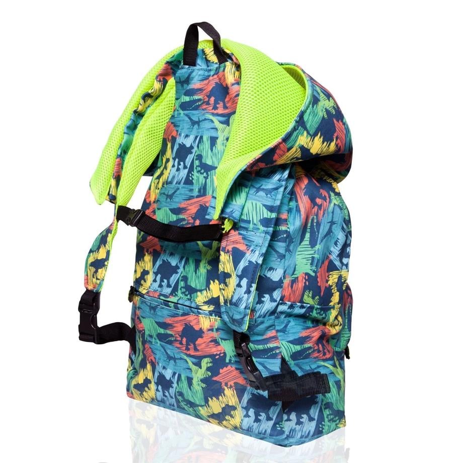 Morikukko Back To School Stroke Dino Çıkabilir Kapüşonlu Sırt Çantası