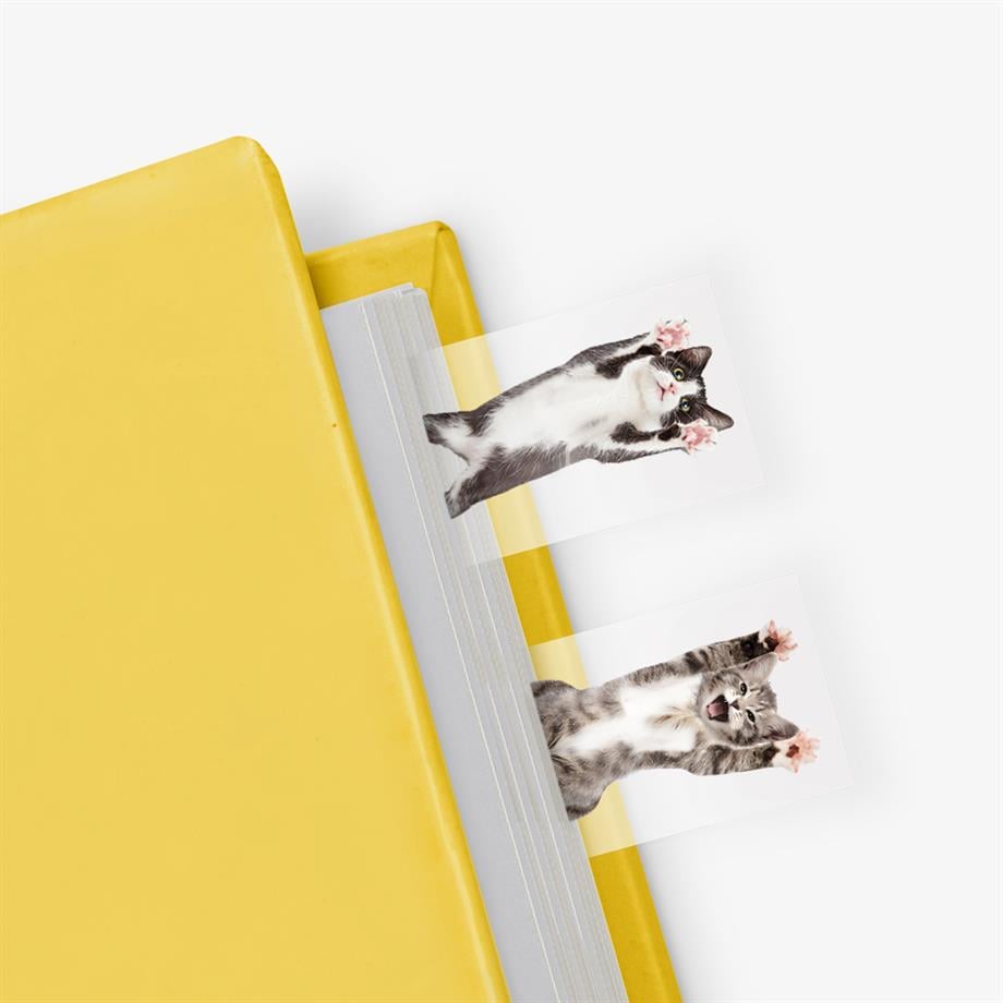 Mustard Ayraç Cat In A Book