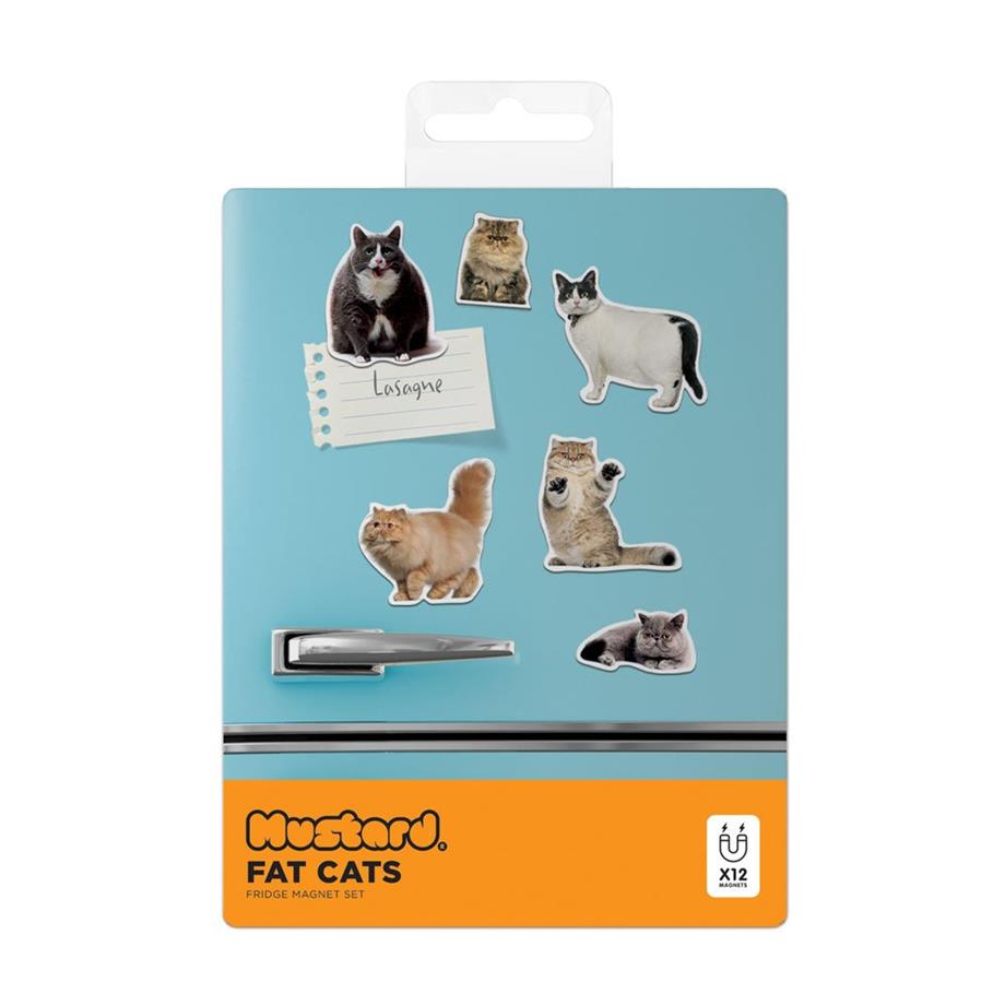 Mustard Magnet Kedi Fat Cats