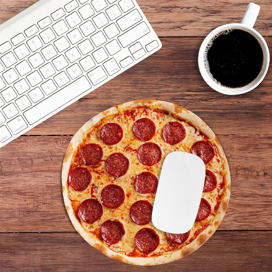 Mustard Mousepad Pizza