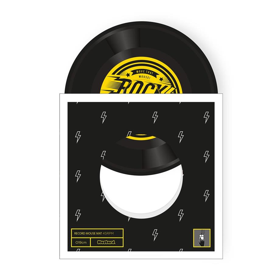Mustard Mousepad Rock N Roll