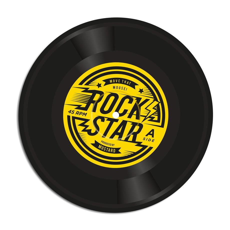 Mustard Mousepad Rock N Roll