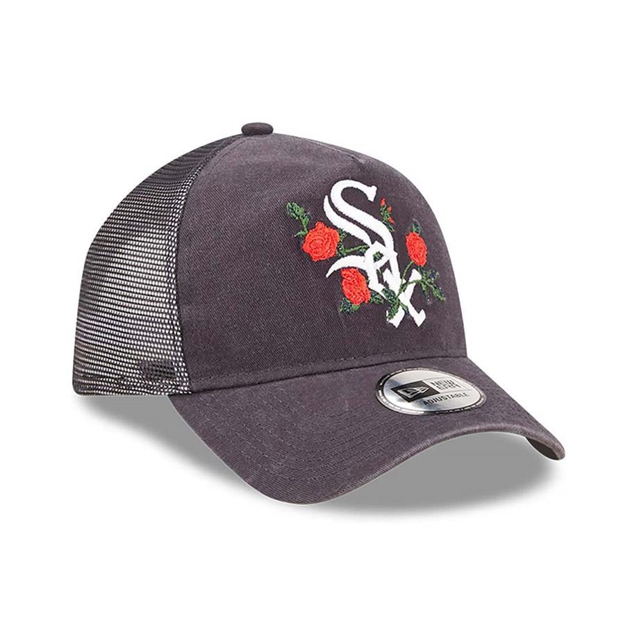 New Era Şapka 940 AF Trucker Chicago White Sox Flower 9Forty Navy