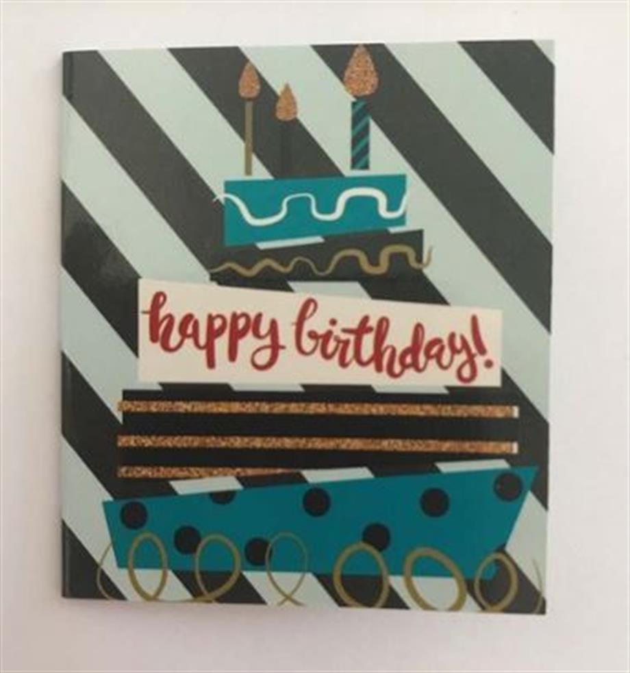 Pape Mini Teprik Kartı Happy Birthday Mavi_PK01-6726