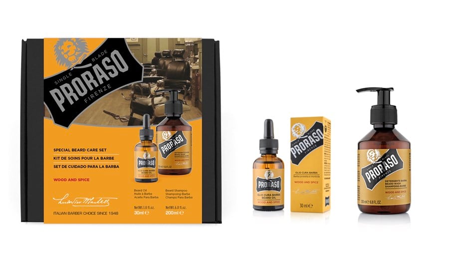 Proraso Duo Sakal Seti Bakım Yağı + Şampuan Wood And Spice