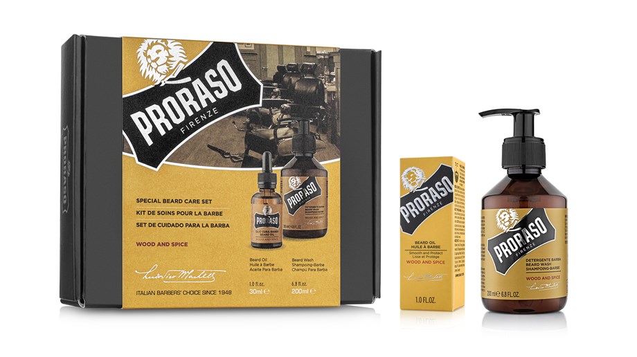 Proraso Duo Sakal Seti Bakım Yağı + Şampuan Wood And Spice