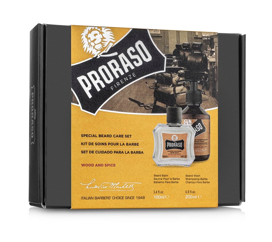 Proraso Duo Sakal Seti Balsam + Şampuan Wood And Spice