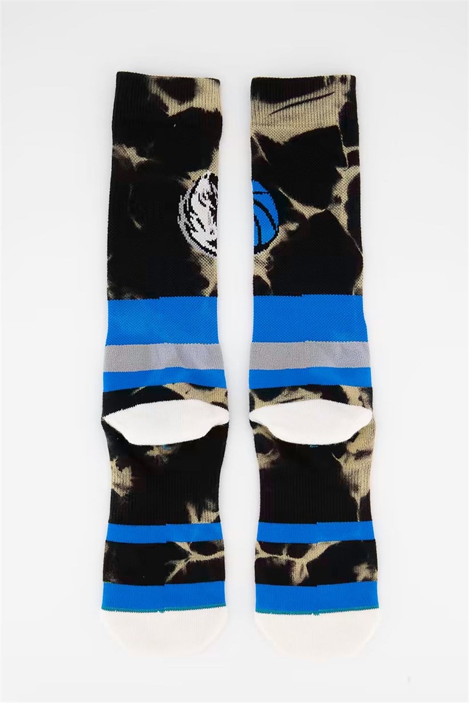 Stance Erkek Basketbol Çorabı NBA Mavs Acid Wash Blue