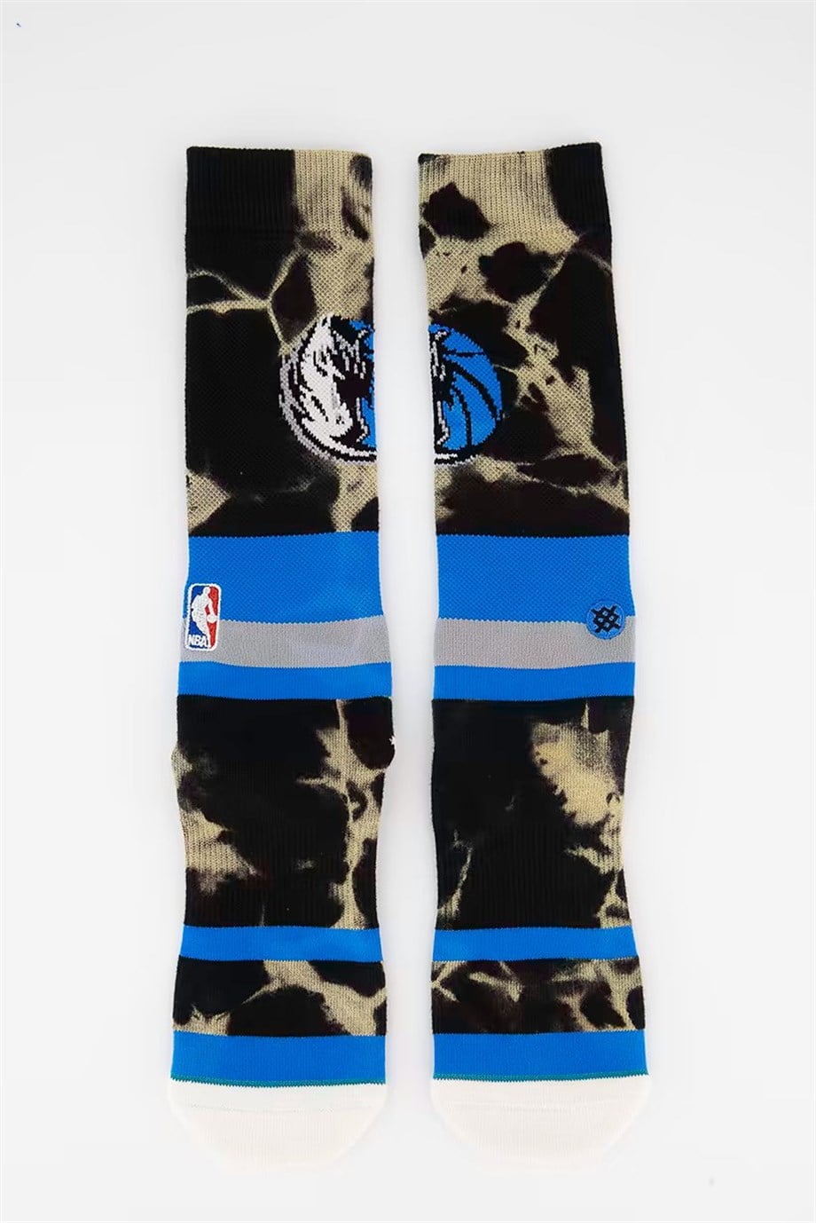 Stance Erkek Basketbol Çorabı NBA Mavs Acid Wash Blue