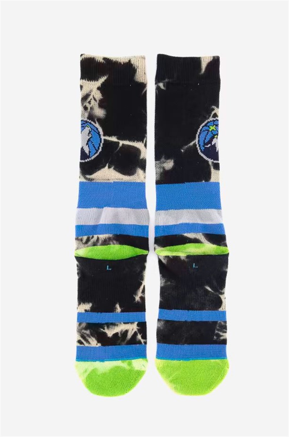 Stance Erkek Basketbol Çorabı NBA Timberwolves Acid Wash Blue